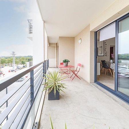 Apartamento L'Aragon Wifi Balcon Vue La Maine Angers Exterior foto